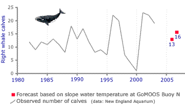 Graph of forecast